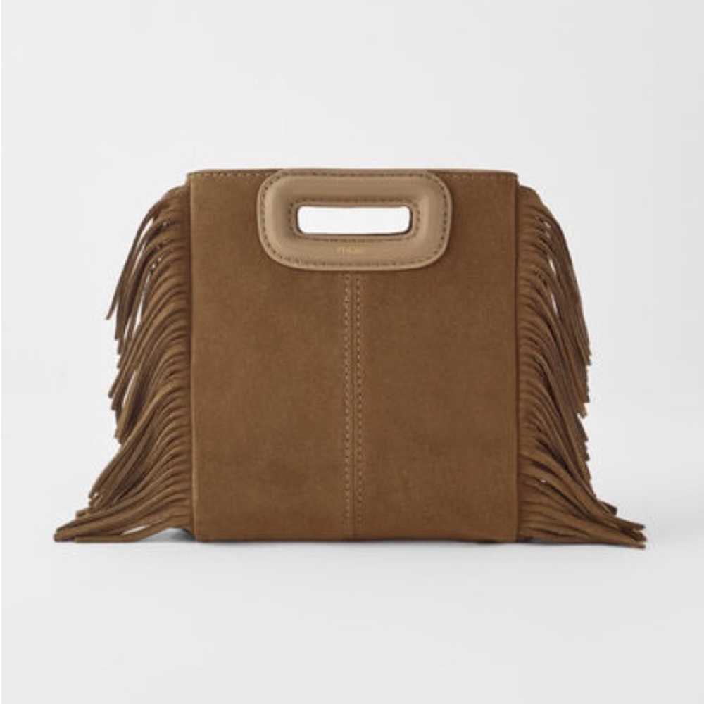 Maje M Mini suede Bag